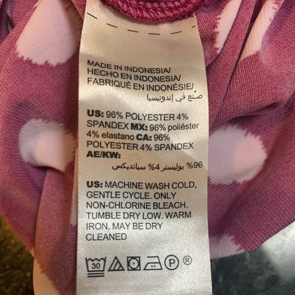 Chico’s pink dotted summer tunic, size 1 (M) - Picture 5 of 6